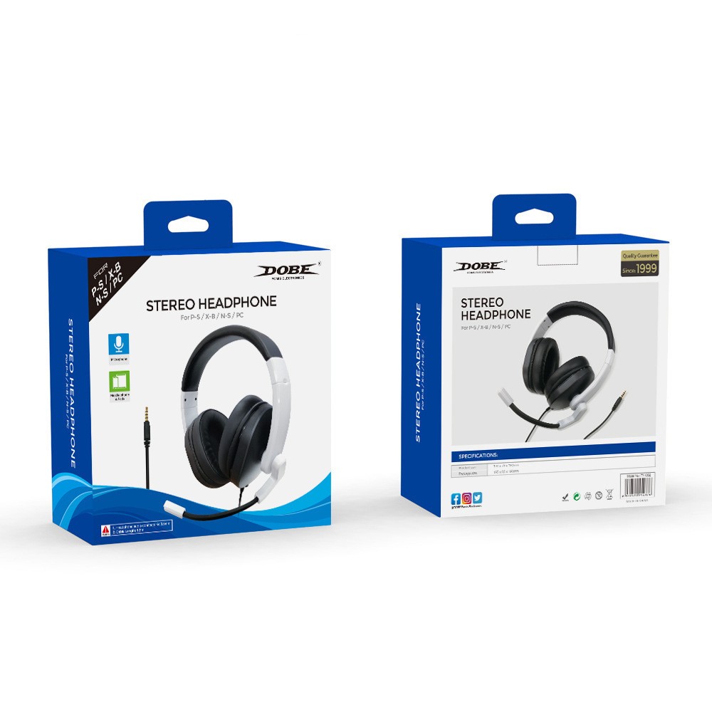 Wired Headphone Head-mounted With Microphone