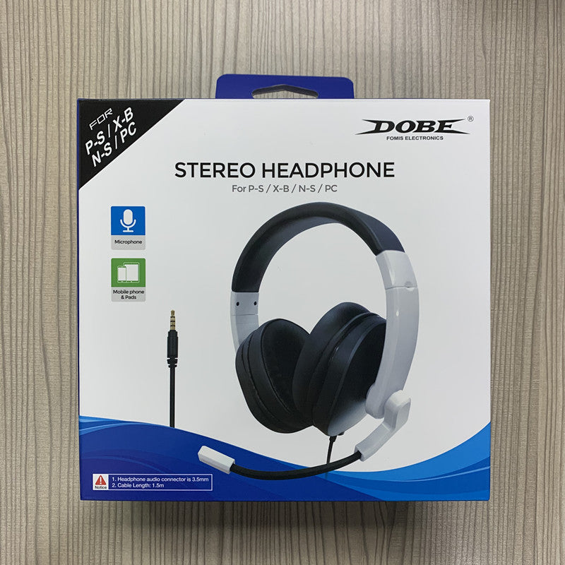 Wired Headphone Head-mounted With Microphone